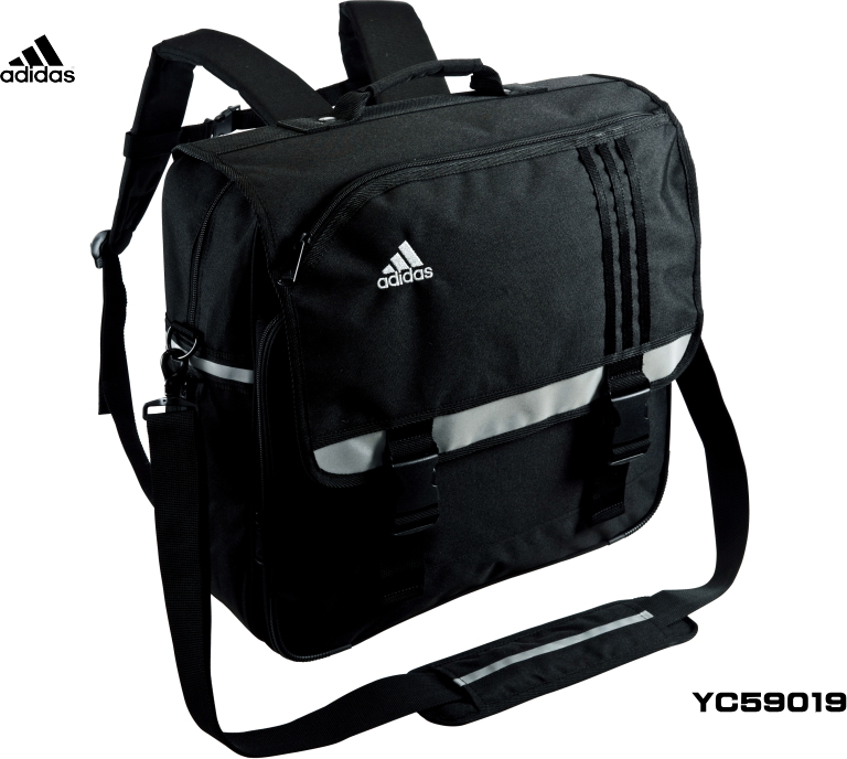 adidas】大型3WAYバッグ（容量20～24L/ブラックの全１色）
